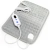 Wiltec Heizkissen mit 3 Heizstufen und Abschaltautomatik 40x30cm Wärmekissen elektrisch aus Fleece Kissen bei 30°C waschbar für Rücken, Nacken, Schulter und Bauch Rückenheizkissen