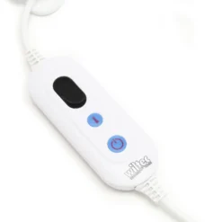 Wiltec Heizkissen mit 3 Heizstufen und Abschaltautomatik 40x30cm Wärmekissen elektrisch aus Fleece Kissen bei 30°C waschbar für Rücken, Nacken, Schulter und Bauch Rückenheizkissen