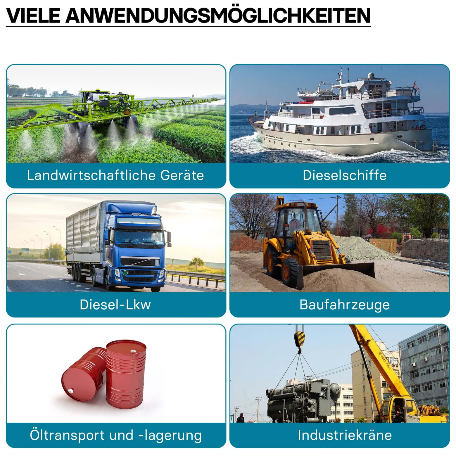Wiltec Heizöl- und Dieselpumpe 230V/550W 50l/min selbstansaugend Pumpe mit automatischer Pistole, Kraftstoffpumpe, Absaugpumpe