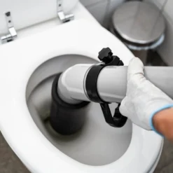 Wiltec Hochdruck Rohrreinigungspumpe zur schnellen Rohrreinigung Abflussreiniger für Bad und WC