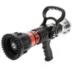 Wiltec Hohlstrahlrohr mit 150/180/300/450/660 l/min, C Storzkupplung und stufenloser Sprühstrahlverstellung für THW Feuerwehrrohr