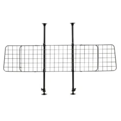 Wiltec Hundegitter fürs Auto Modell B, 72-136cm hoch, 118-128,5cm breit, Stufenlos verstellbar, Trenngitter universell einsetzbar für Kofferraum