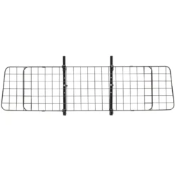 Wiltec Hundegitter fürs Auto Modell D, 40 cm hoch, verstellbare Breite 118-129 cm, Trenngitter universell einsetzbar für Kofferraum
