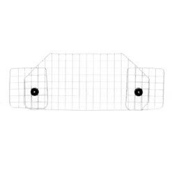Wiltec Hundegitter fürs Auto Modell E, 42 cm hoch, verstellbare Breite 90-128cm, Trenngitter universell einsetzbar für Kofferraum