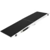 Wiltec Hunderampe faltbar, 183 x 49 cm, geklappt 92 x 49 cm, aus Aluminium, rutschsicher, Traglast bis zu 115 kg, Haustierrampe
