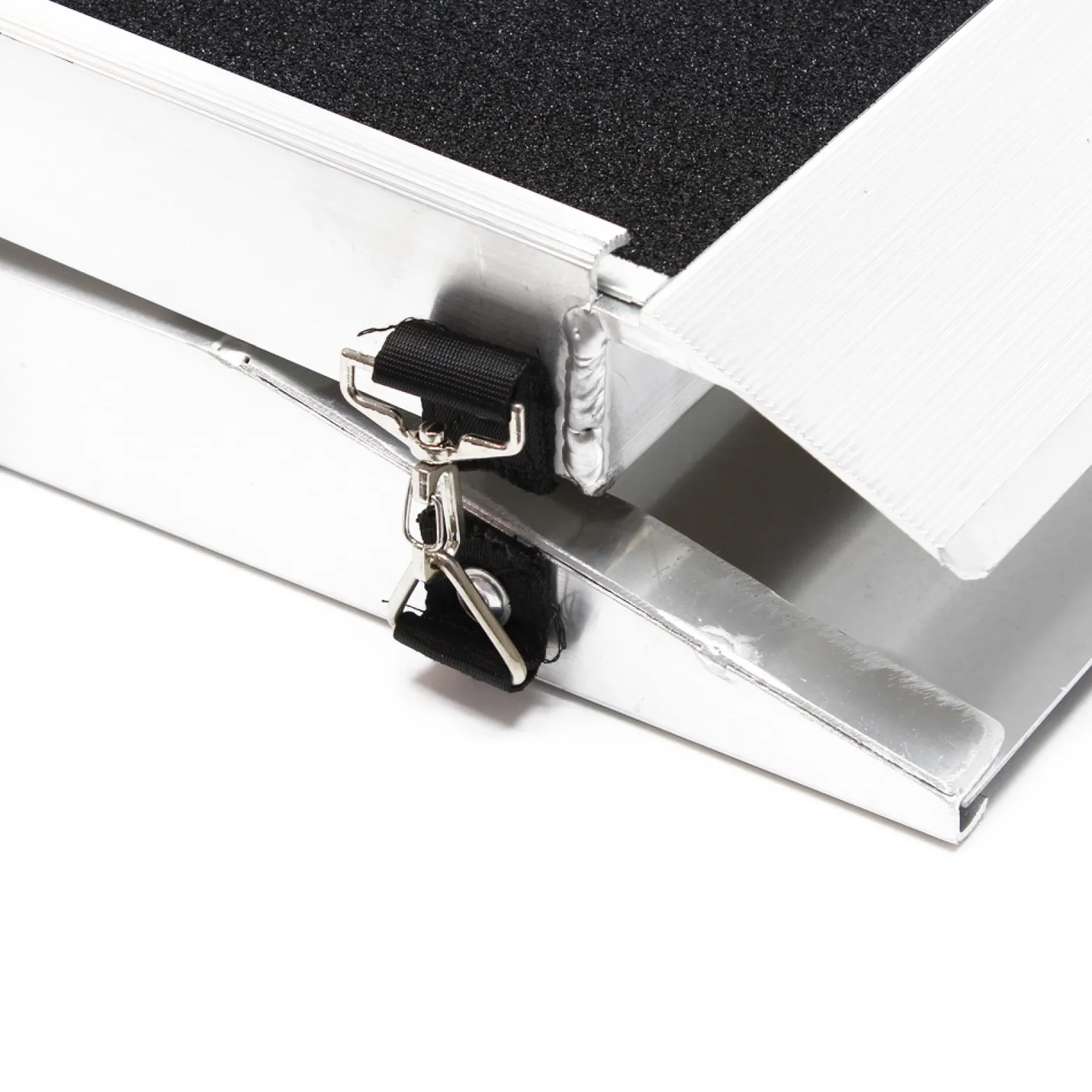 Wiltec Hunderampe faltbar, 183 x 49 cm, geklappt 92 x 49 cm, aus Aluminium, rutschsicher, Traglast bis zu 115 kg, Haustierrampe