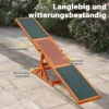 Wiltec Hundewippe 180x30x30cm für kleine & große Hunde zum Hundesport z.B. Agility Training, aus Holz, Spielerische Förderung der Kondition