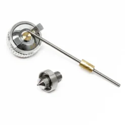 Wiltec HVLP Lackierpistole H2000P, 0,8 mm 0,5 mm Düse, 125 ml Becher, 280 mm Strahlbreite, Spritzpistole Sprühpistole Airbrushpistole