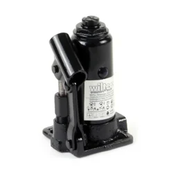 Wiltec Hydraulischer 2t Flaschen-Wagenheber, Stempelwagenheber mit Slow down Funktion, Autoheber 158-308 mm