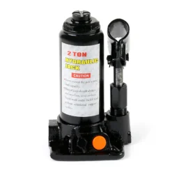 Wiltec Hydraulischer 2t Flaschen-Wagenheber, Stempelwagenheber mit Slow down Funktion, Autoheber 158-308 mm