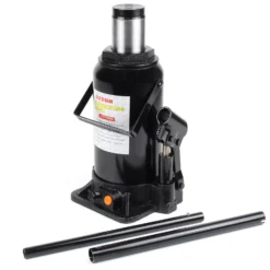 Wiltec Hydraulischer 32t Flaschen-Wagenheber, Stempelwagenheber mit Slow down Funktion, Autoheber 285-465 mm