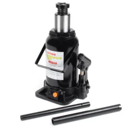 Wiltec Hydraulischer 20t Flaschen-Wagenheber, Stempelwagenheber mit Slow down Funktion, Autoheber 244-449 mm