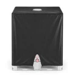 Wiltec IBC Container Abdeckplane – 1 x 1,2 x 1,16 m – aus Hart Propylen – Schutzhaube Haube Regenschutz für 1000 l Regenwassertank
