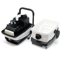 Wiltec Industriestaubsauger 1600 Watt & 30 Liter Behälter, Nass- und Trockensauger mit 3-fach Filtersystem & Blasfunktion, Mehrzwecksauger mit Zubehör