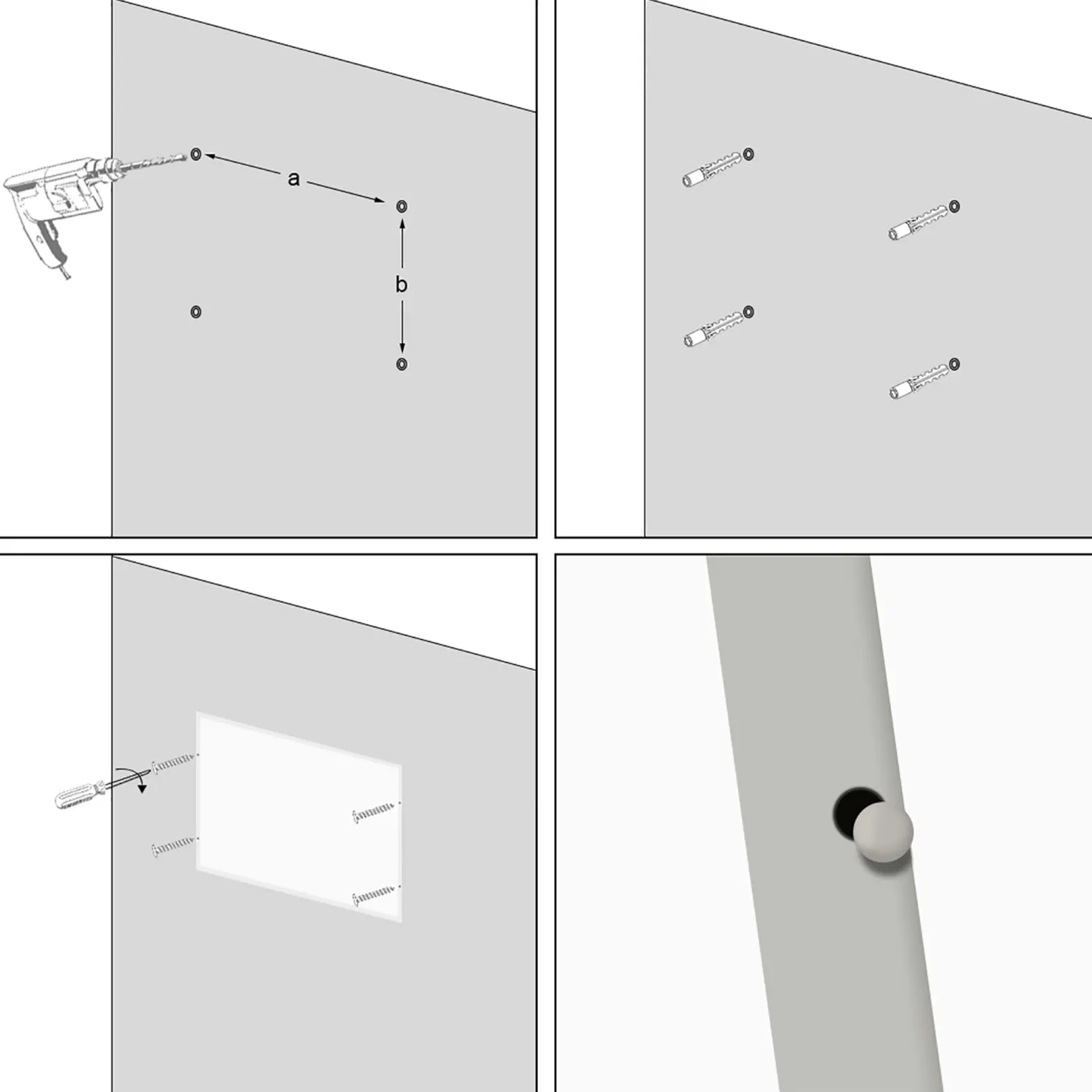 Wiltec Infrarotheizung 400 Watt, energieeffizienter Heizkörper, Wandmontage Elektroheizung, Heizpaneel, IR Heizung