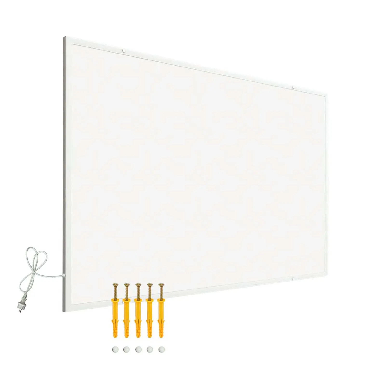 Wiltec Infrarotheizung 400 Watt, energieeffizienter Heizkörper, Wandmontage Elektroheizung, Heizpaneel, IR Heizung
