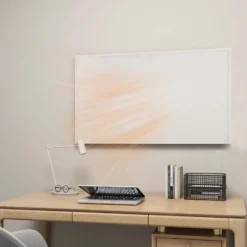 Wiltec Infrarotheizung 1050 Watt, energieeffizienter Heizkörper, Wandmontage Elektroheizung, Heizpaneel, IR Heizung