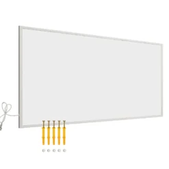 Wiltec Infrarotheizung 1050 Watt, energieeffizienter Heizkörper, Wandmontage Elektroheizung, Heizpaneel, IR Heizung