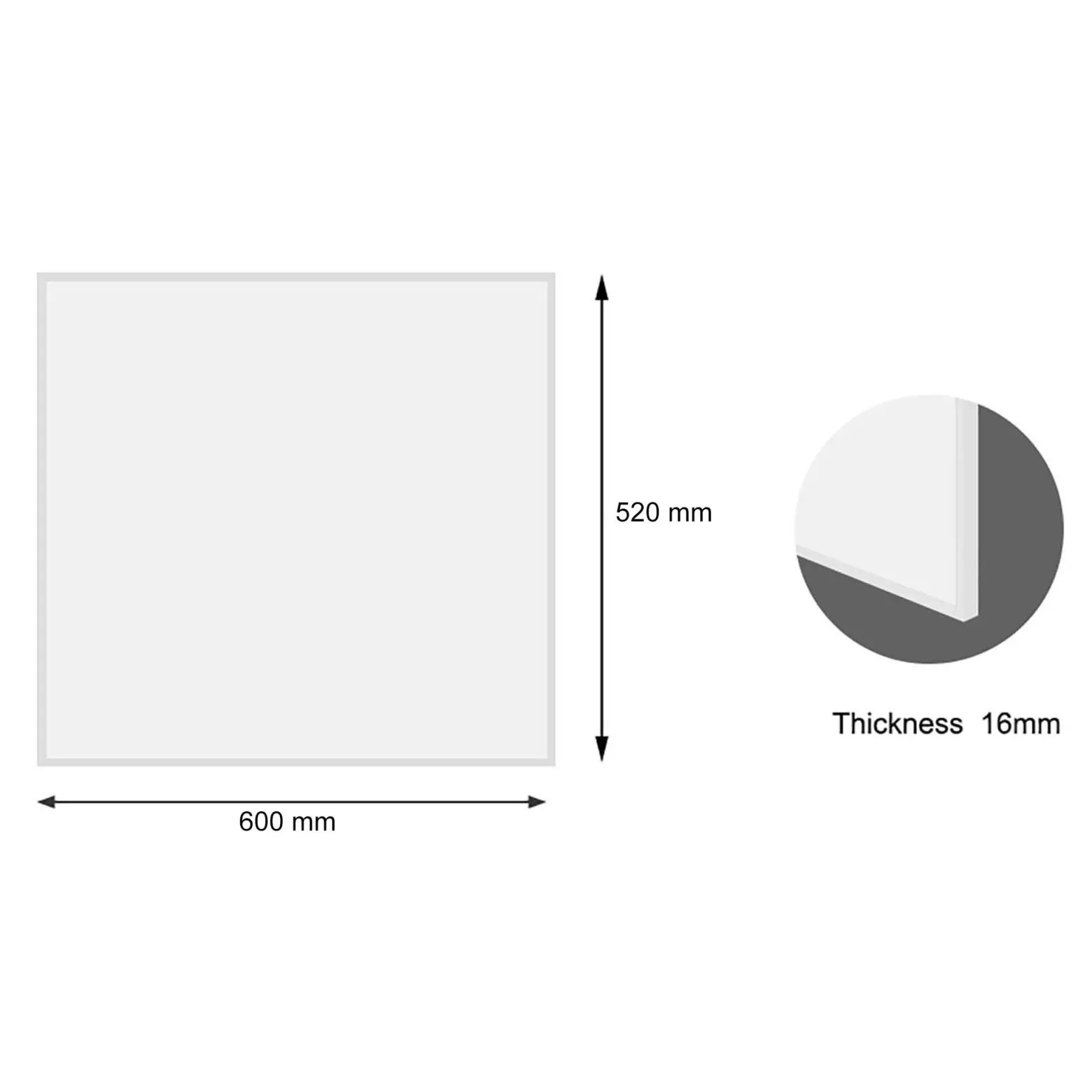 Wiltec Infrarotheizung 290 Watt inkl. WLAN-Thermostat, energieeffizienter Heizkörper mit WLAN Steuerung, Wandmontage Elektroheizung, Heizpaneel IR-Heizung