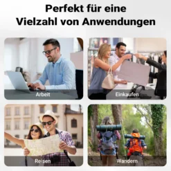 Wiltec 3 in 1 Gepäckträgertasche schwarz, Fahrradtasche Rucksack 25 l Stauraum, Gepäcktasche mit Laptopfach, wasserresistente Fahrrad Tasche