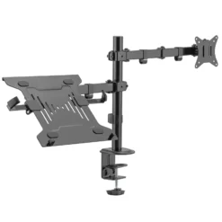 Wiltec 2in1 Halterung für Monitor und Laptop Monitorhalter und Notebookhalter VESA 75x75/100x100