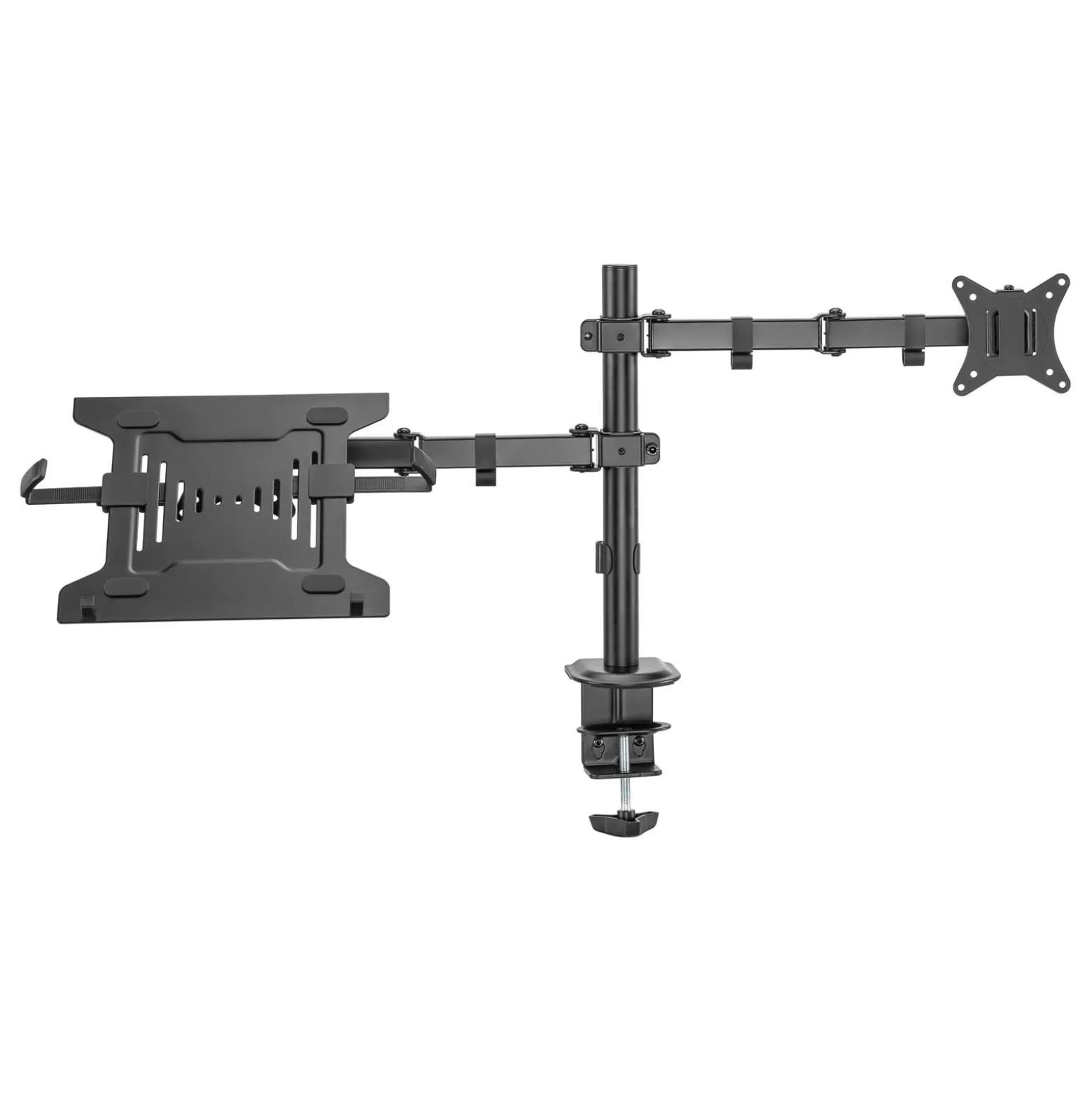 Wiltec 2in1 Halterung für Monitor und Laptop Monitorhalter und Notebookhalter VESA 75x75/100x100