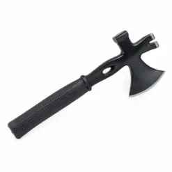 Wiltec 3-in-1 Mehrzweckbeil 350 mm mit Spaltbeil, Hammer, Nageleisen, Brechstange für Outdoor und Baustelle, Überlebenswerkzeug, Axt