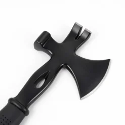 Wiltec 3-in-1 Mehrzweckbeil 350 mm mit Spaltbeil, Hammer, Nageleisen, Brechstange für Outdoor und Baustelle, Überlebenswerkzeug, Axt