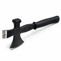 Wiltec 3-in-1 Mehrzweckbeil 350 mm mit Spaltbeil, Hammer, Nageleisen, Brechstange für Outdoor und Baustelle, Überlebenswerkzeug, Axt