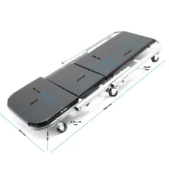 Wiltec 2-in-1 Montageliege & Werkstattsitz 102x42x15 cm, bis 150kg, Werkstatthocker mit gepolsterter Liegefläche & 6 Lenkrollen, Montagliege, Rollbrett