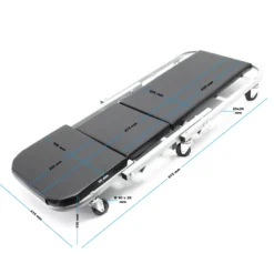 Wiltec 2-in-1 Montageliege & Werkstattsitz 90 x 41,5 x 12,5 cm, bis 150kg, Werkstatthocker mit gepolsterter Liegefläche & 6 Lenkrollen, Montagliege, Rollbrett