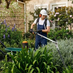 Wiltec 4-in-1 Multifunktionsgerät mit 2-Takt-Motor mit Rucksack, Backpacker Multigartengerät, Multitool Gartenwerkzeug mit u.a. Rasentrimmer