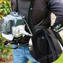 Wiltec 2-in-1 Multifunktionsgerät mit 2-Takt-Motor mit Rucksack, Backpacker Multigartengerät, Multitool Gartenwerkzeug mit u.a. Rasentrimmer
