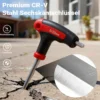 Wiltec Innensechskantschlüsselsatz 11tlg. 2-10mm mit 15-28cm Länge und thermoplastischen Gummigriffen in T-Form, Innensechskant Winkelschlüssel Satz