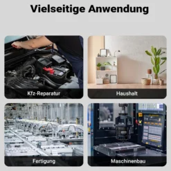 Wiltec Innensechskantschlüsselsatz 11tlg. 2-10mm mit 15-28cm Länge und thermoplastischen Gummigriffen in T-Form, Innensechskant Winkelschlüssel Satz