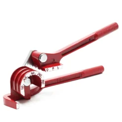 Wiltec 3-in-1 Rohrbiegezange für Winkel bis 180°, Biegezange Rohrbieger mit dreifach Matrize 6 mm, 8 mm und 10 mm, Rohrbiegegerät Handbiegegerät Handrohrbieger