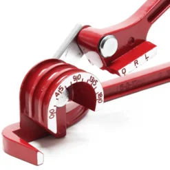 Wiltec 3-in-1 Rohrbiegezange für Winkel bis 180°, Biegezange Rohrbieger mit dreifach Matrize 6 mm, 8 mm und 10 mm, Rohrbiegegerät Handbiegegerät Handrohrbieger
