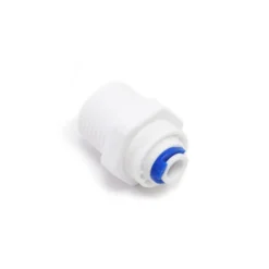 Wiltec Jaco-Adapter 6,5 mm 1/4" Schlauch & 20 mm 1/2" AG, 25 x 25 x 35 mm, PP Schlauchverbinder für Wasserfilter, Osmoseanlage, Umkehrosmose