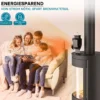 Wiltec Kaminofenventilator mit 3 Blätterm 50 bis 300°C, Ofenventilator ohne Strom, Kaminventilator für eine effiziente und umweltfreundliche Wärmeverteilung