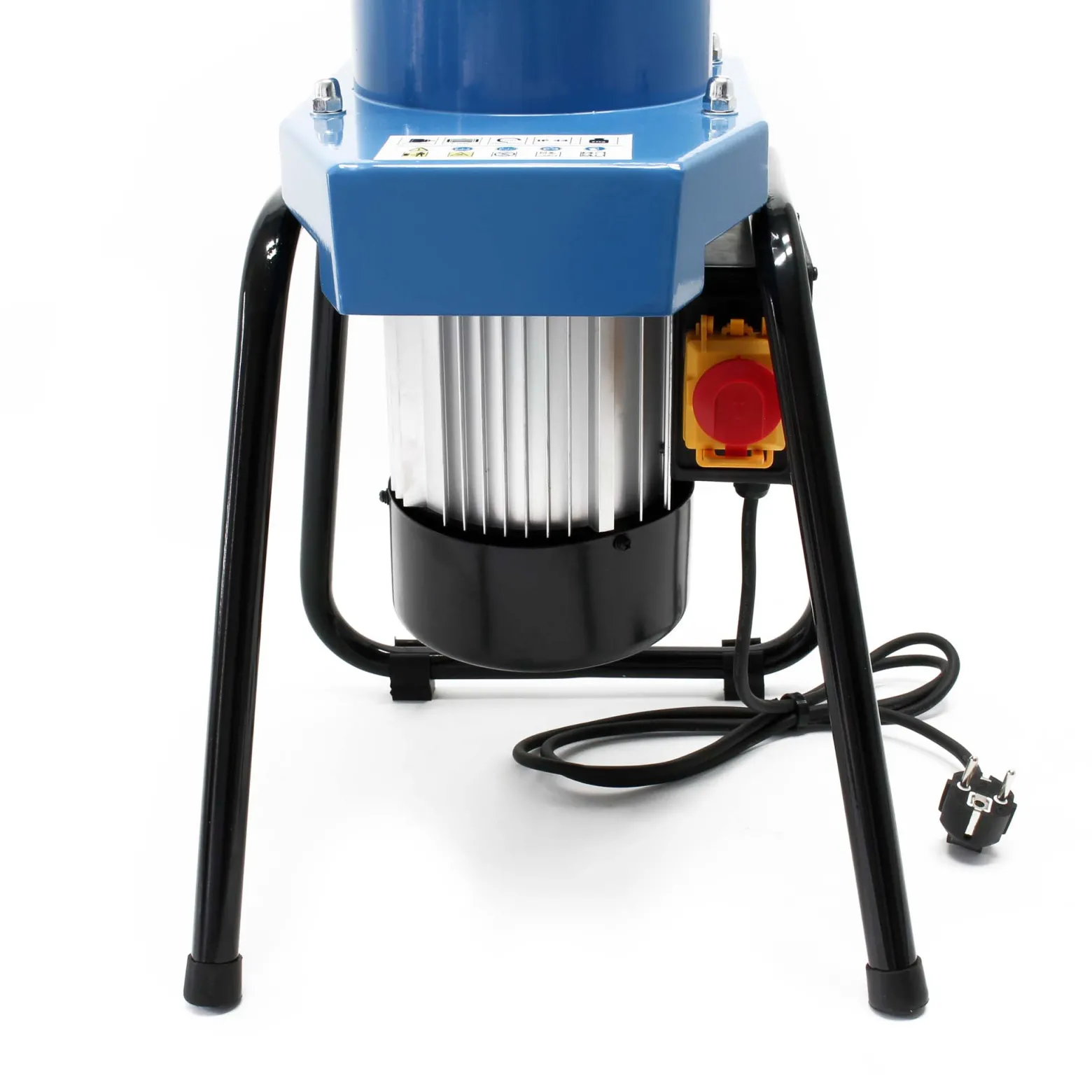 Wiltec Kernobstschneidemühle aus Stahl, Obsthäcksler mit 1100W 1,5 PS 2800U/min, bis zu 1000 kg pro Stunde Obstmuser mit Rollen für Saft Maische Mus