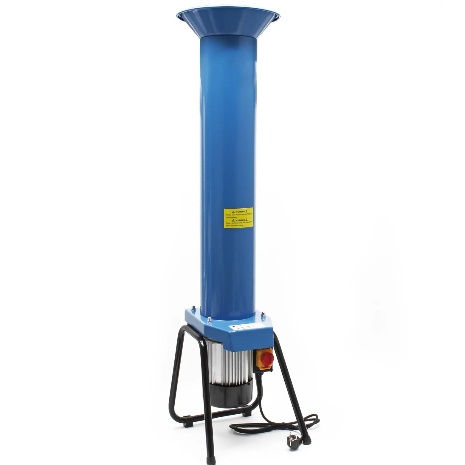 Wiltec Kernobstschneidemühle aus Stahl, Obsthäcksler mit 1100W 1,5 PS 2800U/min, bis zu 1000 kg pro Stunde Obstmuser mit Rollen für Saft Maische Mus