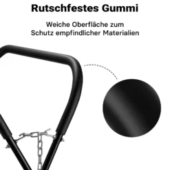 Wiltec klappbarer Lackierständer bis 220 kg, stabiler Lackierbock aus Stahl, höhenverstellbarer Arbeitsbock, Montagebock für KFZ Lackierung