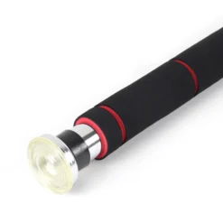Wiltec Klimmzugstange aus Stahl, max. 100 kg, für Türrahmen 62-85 cm, Reckstange mit Softgrip, Turnstange, Türreck, Krafttraining