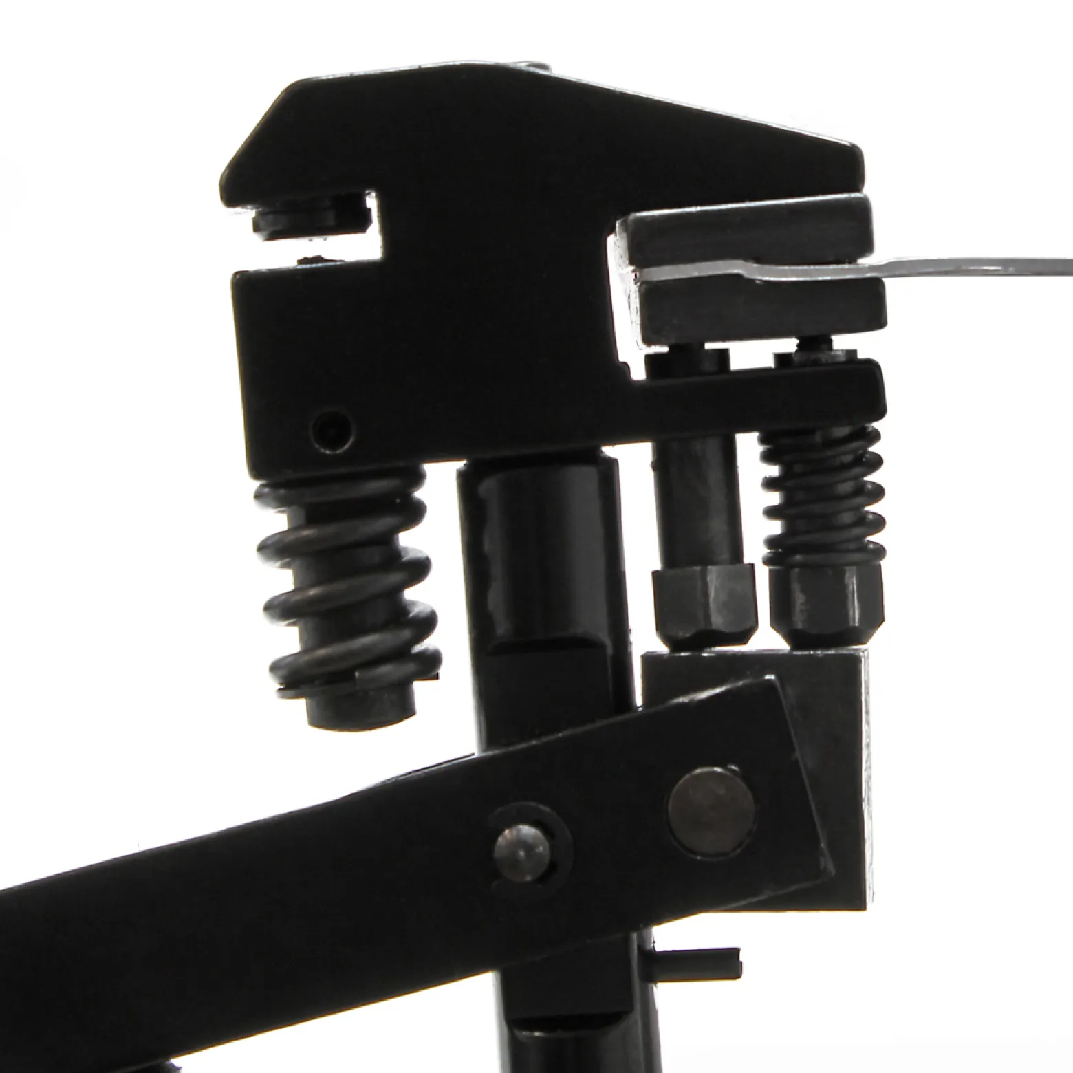 Wiltec Kombinierte Absetzzange Lochzange, 290 mm lang, 13 mm Absetztiefe, Falzzange für Karosseriebleche, Blechzange mit gummiertem Griff