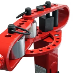 Wiltec Kompaktes Biegegerät mit Fuß 1250 x 255 x 975 mm, Biegemaschine für Flachstahl, Baustahl, Rundstahl & Vierkantstahl mit 7 Matrizen 25,4-76,2 mm