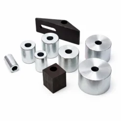 Wiltec Kompaktes Biegegerät 255 x 1250 x 235 mm, Biegemaschine für Flachstahl, Baustahl, Rundstahl & Vierkantstahl mit 7 Matrizen 25,4-76,2 mm