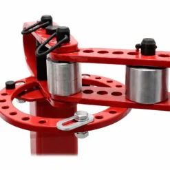 Wiltec Kompaktes Biegegerät 255 x 1250 x 235 mm, Biegemaschine für Flachstahl, Baustahl, Rundstahl & Vierkantstahl mit 7 Matrizen 25,4-76,2 mm