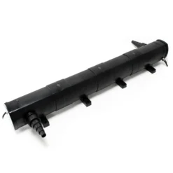 Wiltec Komplettset: CBF-350C Teichfilter bis 90000 L Teichfilteranlage Durchlauffilter, NEO10000 Teichpumpe 10000l/h 80W, CUV-272 Teichklärer 72W, 10m Teichschlauch 38 mm, Schlauchschellen W1 44-47mm
