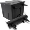 Wiltec Komplettset: CBF-350 Teichfilter bis 12000 L Teichfilteranlage als Durchlauffilter, CUV-224 Teichklärer UVC Klärer mit 24 Watt UV-C Leistung