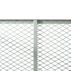 Wiltec Komposter 100 x 100 x 80 cm, Gartenkomposter aus Metallgitter, Kompostbehälter für 800 Liter Kompost, Biokomposter für Bioabfall